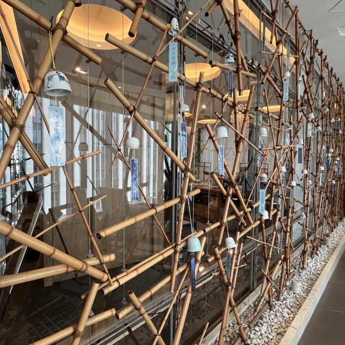 ホテル龍名館東京15階　ロビーレストラン前